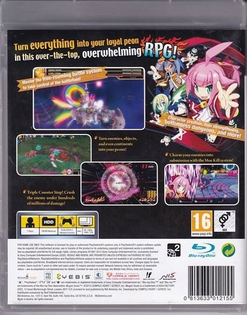 Mugen Souls - PS3 (B Grade) (Genbrug)